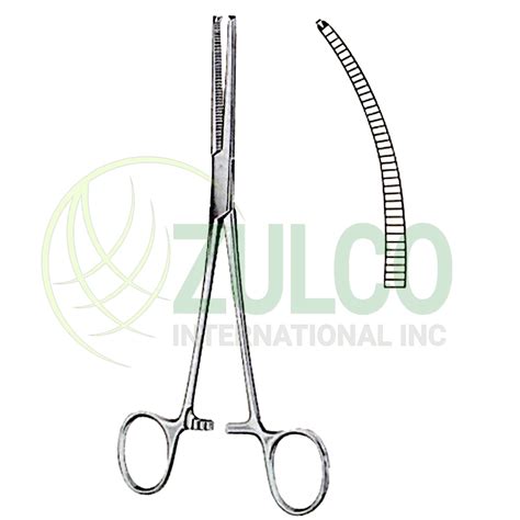 Ochsner Kocher Hemostatic Forceps BJ Curved 1 2 13cm 5