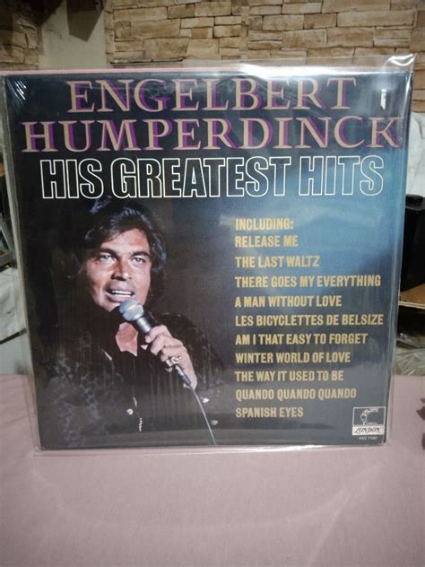 Engelbert Humperdinck Greatest Hits Vinyl Album Hobbies Toys Music