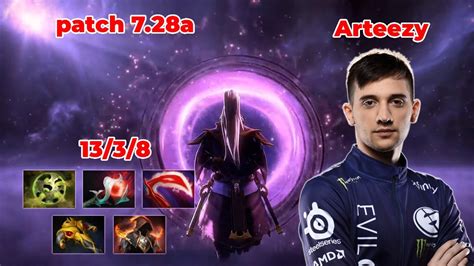 Arteezy Dota 2 Void Spirit Offlane Patch 2 7 28a MMR Rank Dota2