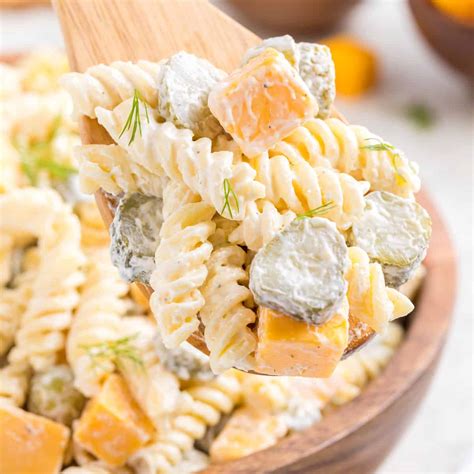 Dill Pickle Pasta Salad The Nation Cook Dinner Tasty Made Simple