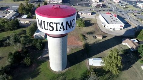 Mustang Oklahoma Water Tower Youtube