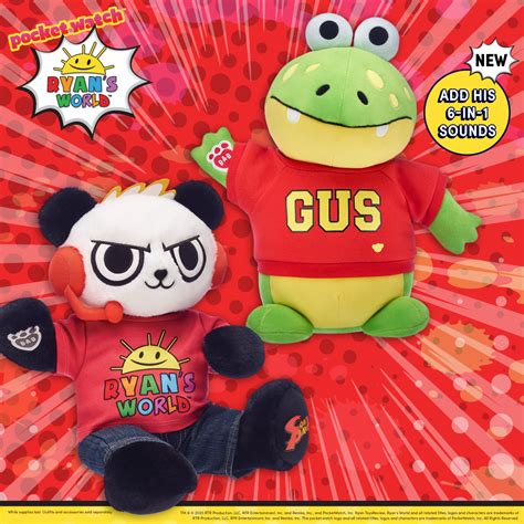 Ryan's World Gus Cartoon - Ryan S World Toys For Kids Cartoon Plush Anime Panda Penguin Super ...