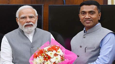 Pramod Sawant To Take Oath As Chief Minister Of Goa Today Pm Narendra