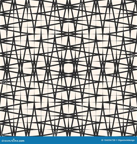 Vector Cross Hatch Pattern Abstract Seamless Texture With Thin Lines