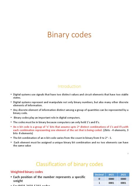 11 Binary Codes | PDF | Binary Coded Decimal | Ascii