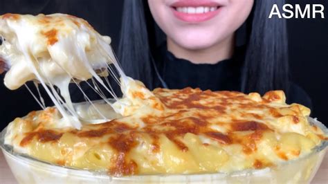 ASMR Cheesy Mac N Cheese MUKBANG Eating Sounds YouTube