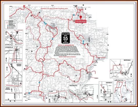 Snowmobile Trail Map Douglas County Wisconsin - map : Resume Examples # ...