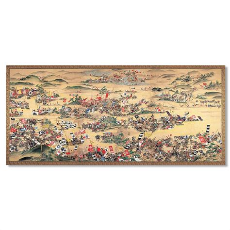 Battle of Sekigahara Poster - Historical Japanese Battle Poster ...