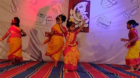 Dhitang Dhitang Bole Dance Bengali Pujo Dance Chotoder Nach Youtube