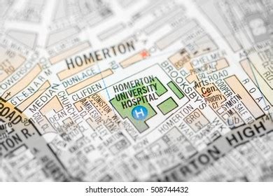 Homerton University Hospital London Uk Map Stock Photo 508744432 ...