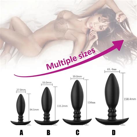 Waterproof Anal Butt Plug Soft Silicone Dilator Touch Smooth Men Gay