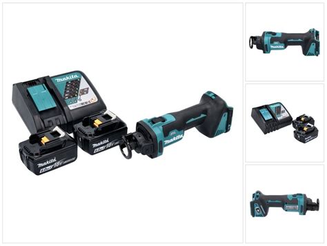 Makita DCO 181 RG Akku Kipsilevyleikkuri 18 V 32000 U Min 2x Akut 6 0