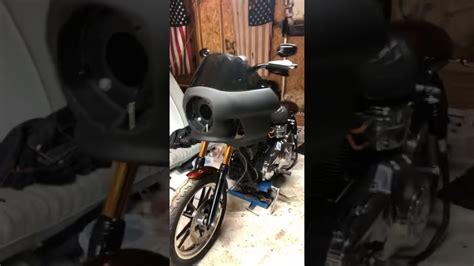 Harley Dyna Low Rider Fitment Of Russ Wernimont Designs Fxrt Fairing