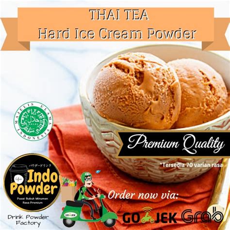 Jual Bubuk Ice Cream Rasa Thai Tea Kg Bubuk Es Krim Rasa Thai Tea