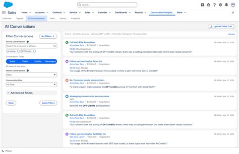 Einstein Conversation Insights Analyze Customer Calls And Coach Your