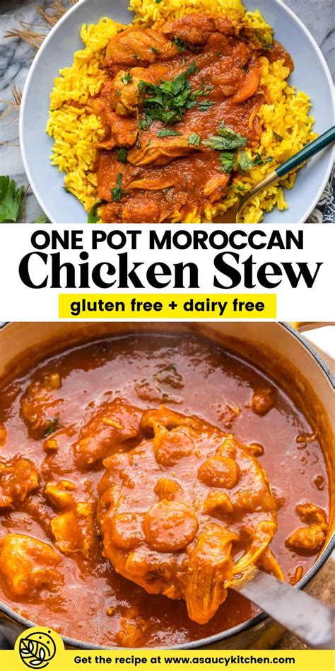 Moroccan Chicken Stew A Saucy Kitchen