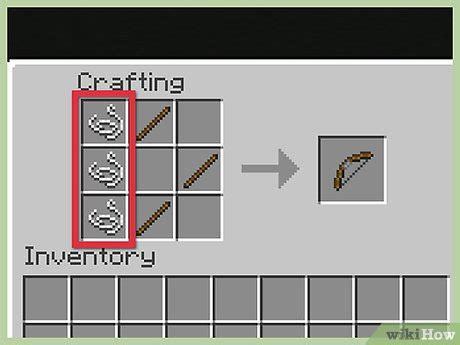 How to Make a Bow and Arrow in Minecraft: 8 Steps (with Pictures)