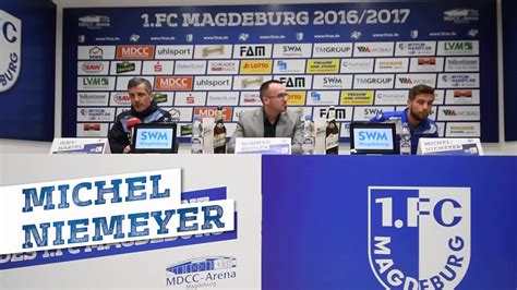 Pressekonferenz Vor Dem Spiel Fc Magdeburg Gegen Sv Wehen Wiesbaden