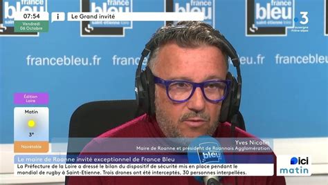 Roanne une heure avec Yves Nicolin de Roanne Table Ouverte à l