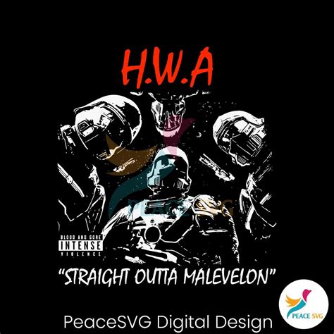 HWA Straight Outta Malevelon Helldivers 2 SVG Clipart » PeaceSVG