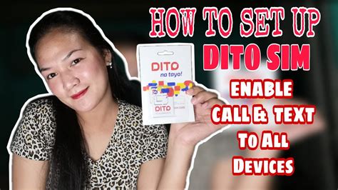 Enable Call And Text Dito Sim Tutorial How To Setup Dito Sim Step By