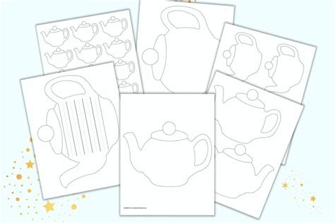 Free Printable Teapot Templates - The Artisan Life