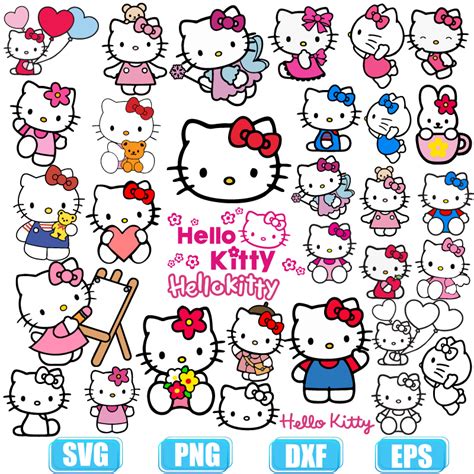 Hello Kitty Bow Svg Hello Kitty Svg Sanrio Svg Hello Kitty Inspire Uplift