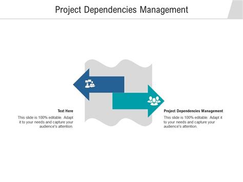 Project Dependencies Management Ppt Powerpoint Presentation Styles Guide Cpb Presentation