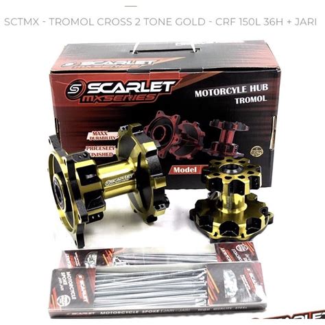 Jual Tromol Set Crf Scarlet Ruji Klx Depan Belakang Supermoto