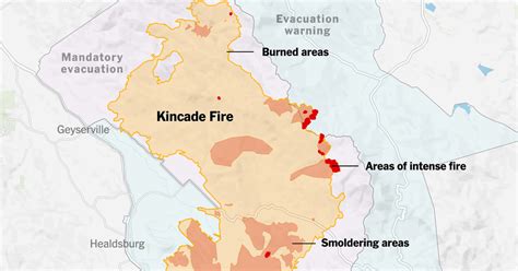 Maps: California Fires, Evacuation Zones and Power Outages - The New ...