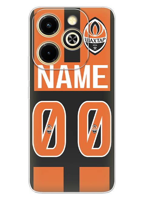 Чехол на Infinix Hot i для футболистов Шахтар Донецьк Донецк со своей фамилией собственным