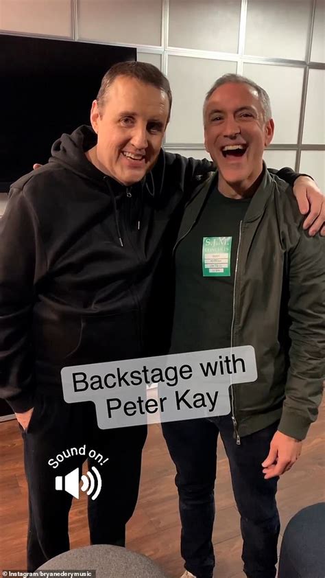 Comedian Peter Kay shares rare clip taken backstage after London O2 gig ...