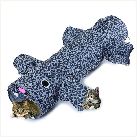 GONPETGP Cat Tunnel for Indoor Cats Large, Pet Cat Tunnels Tube Collapsible Interactive Crinkle ...