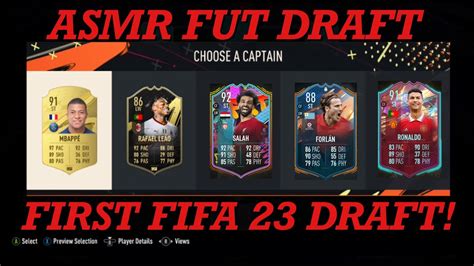 ASMR My First Fifa 23 FUT Draft Controller Sounds YouTube