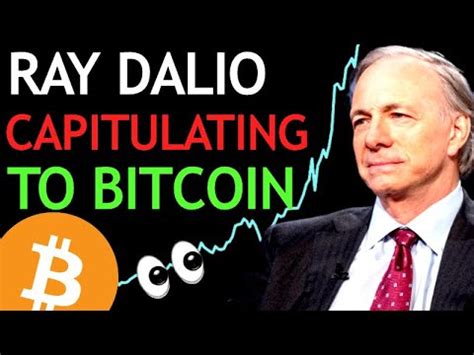 Ray Dalio Capitulating To Bitcoin Billion Wealth Advisor Offering