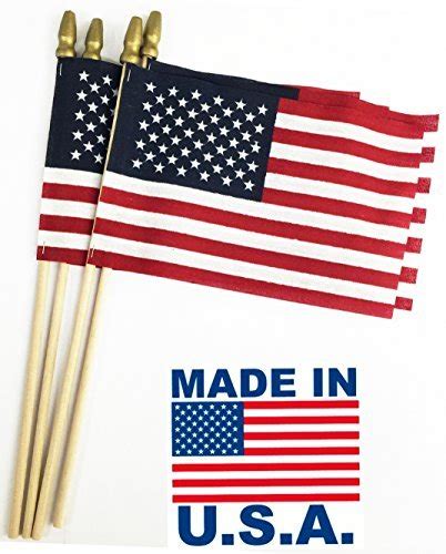 Buy GIFTEXPRESS 12-Pack Made in USA 12x18 Inch US Stick s with Spear ...