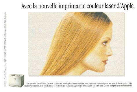 Publicité Laserwriter Couleur 12 600 Les Trésors De Laventure Apple