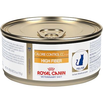 Royal Canin Veterinary Diet Calorie Control High Fiber Canned Cat Food ...