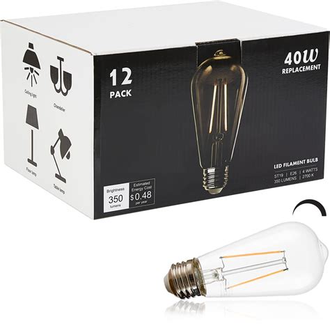 Aielit T T Dimmable E Led Light Bulb W Watt Equivalent