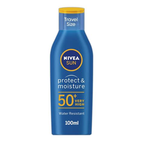 Nivea Sun Lotion Travel Size Spf50 100ml Tesco Groceries