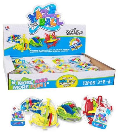 Головоломка Мини с шариком, дисплей | Зебра