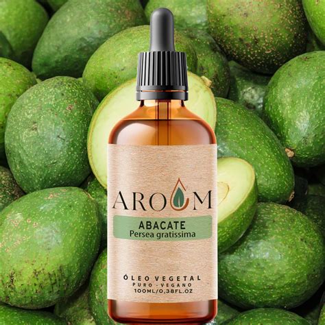 Óleo Vegetal Abacate puro Cabelo e Pele 100 ML Aroom Health