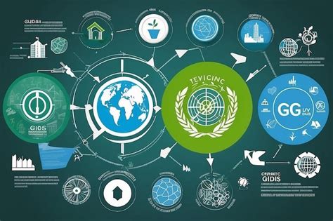 Tecnología Verde Concepto De Tecnología Ambiental Objetivos De Desarrollo Sostenible Ods Foto