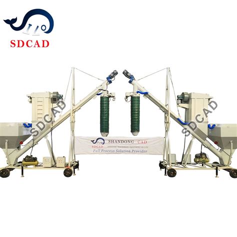 Sdcad Customized Container Bulk Handling Cement Screw Conveyor Loading