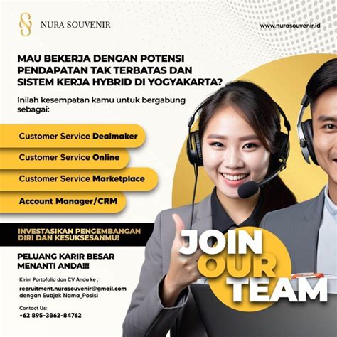 Lowongan Kerja Customer Service Dealmaker Customer Service Online