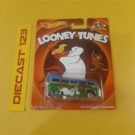 Promo Hot Wheels VOLKSWAGEN T1 DRAG BUS Hotwheels Pop Culture LOONEY TUNES Multicolor Diskon