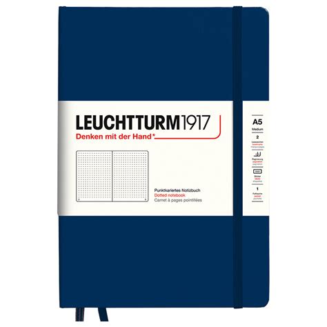 Departments Leuchtturm1917 Notebook Medium A5 Hardcover 5 34x8 14