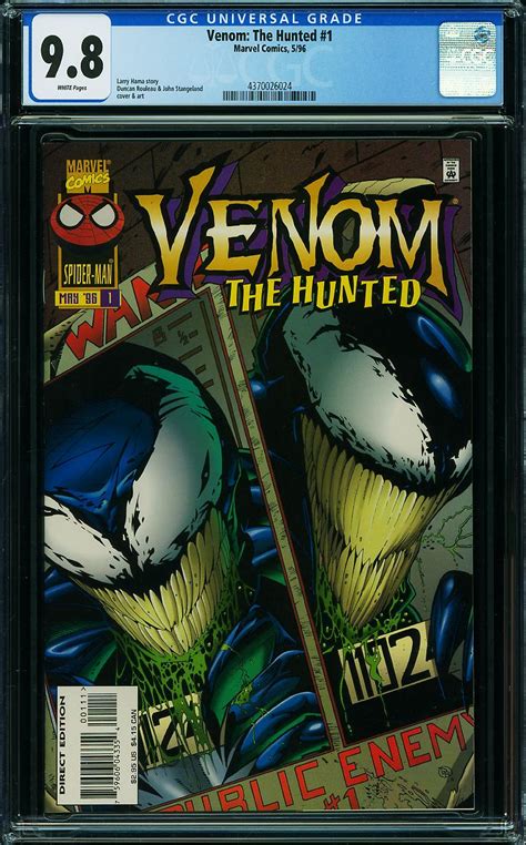 VENOM THE HUNTED 1 COMIC BOOK SALE CGC 9 8 NM MT