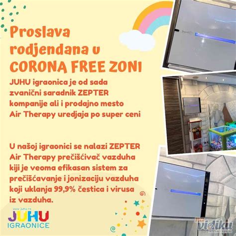 Corona Free Zona Rodjendana JUHU Igraonica I Diskoteka Novi Beograd