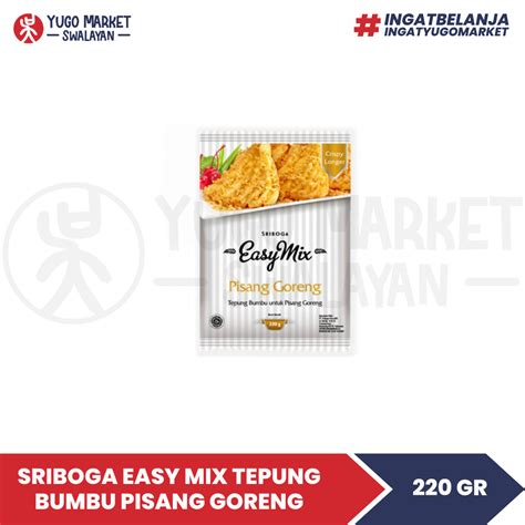 Jual Sriboga Easy Mix Tepung Bumbu Pisang Goreng Tepung Pisang Goreng